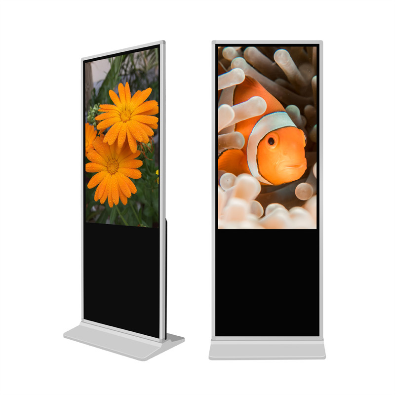 55 inch free standing touch screen kiosk