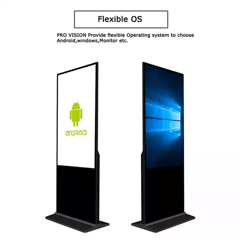 55 Inch Interactive Touch Screen Kiosk With Microphone