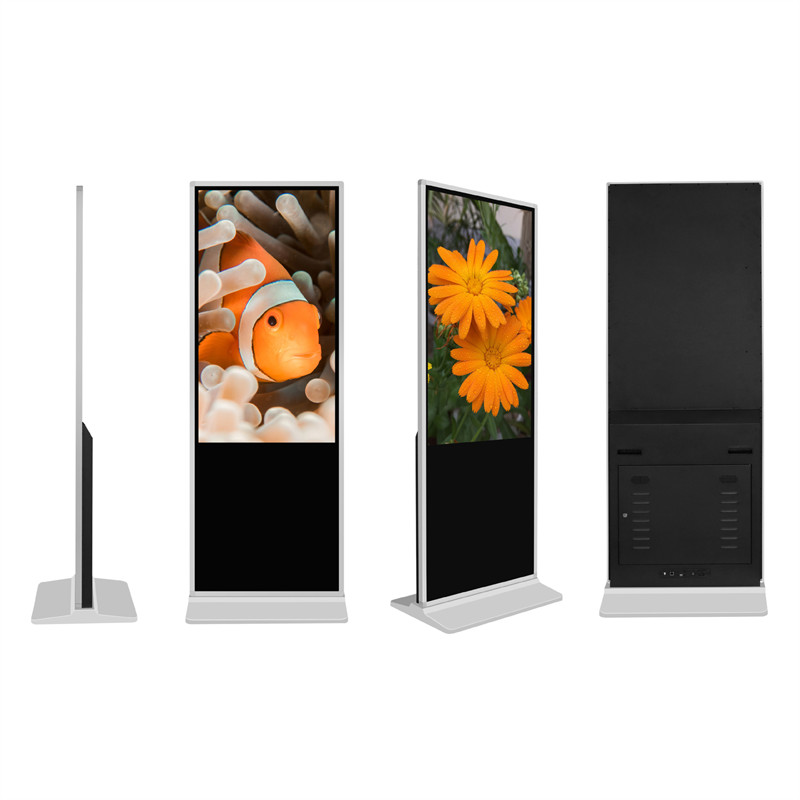 55 inch free standing touch screen kiosk