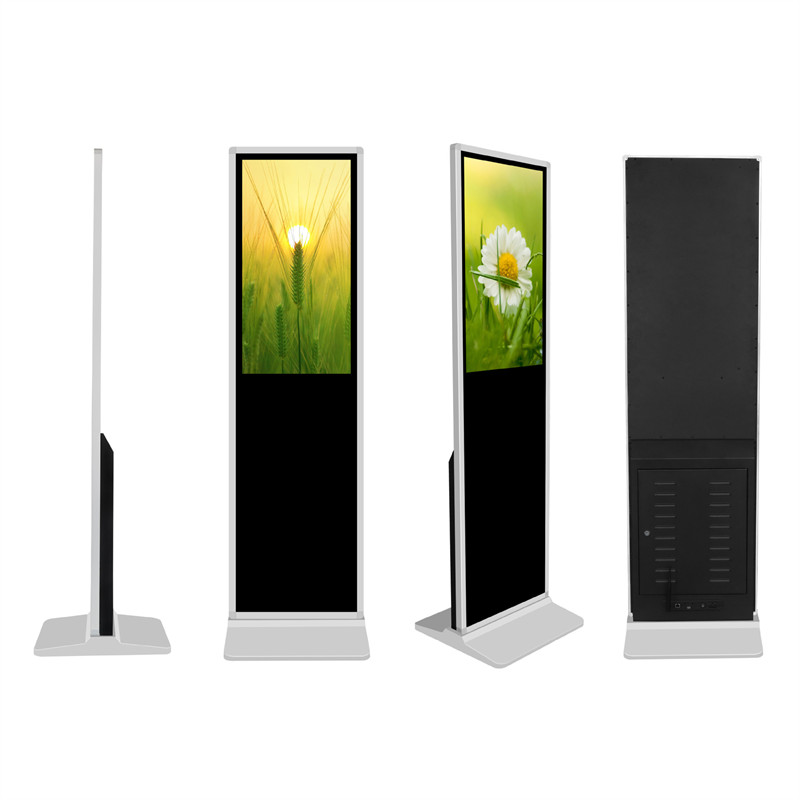55 inch free standing touch screen kiosk