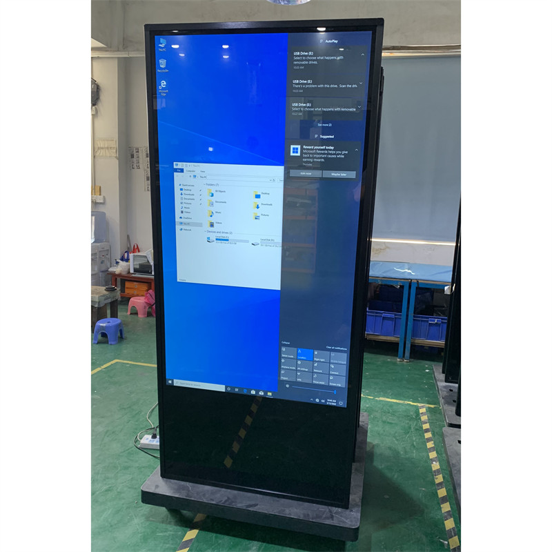 55 inch Floor stand digital signage kiosk